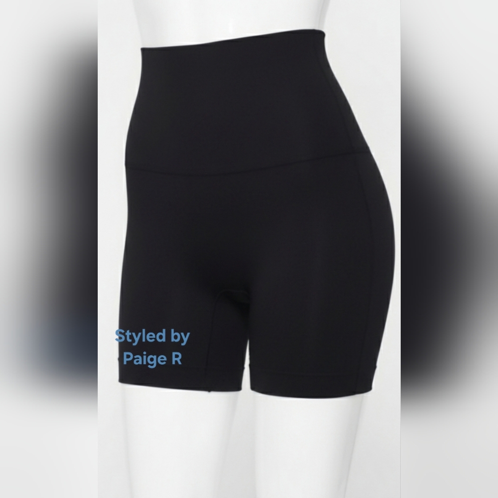 NEW SKIMS Seamless Sculpt High Waist Mid Thigh BBL Shaping Shorts Black ONYX 3XL
